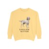 English Setter Sweatshirt, Butter, front view