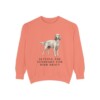 English Setter Humor Sweatshirt, Terracotta, front view