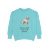 English Setter Mom Sweatshirt, Chalky Mint, front view