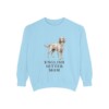 English Setter Mom Sweatshirt, Chambray, front view