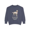 English Setter Mom Sweatshirt, Denim, front view