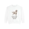 English Setter Mom Sweatshirt, White, front view