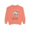 English Setter Sweatshirt, Terracotta, front view