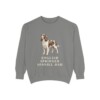 English Springer Spaniel Dad Sweatshirt, Grey, front view