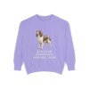 English Springer Spaniel Dad Sweatshirt, Violet, front view