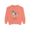 English Springer Spaniel Latin Sweatshirt, Terracotta, front view