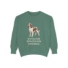 English Springer Spaniel Sweatshirt, Light Green, front view