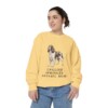 English Springer Spaniel Mom Sweatshirt, Butter, person 2 front