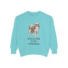 english-toy-spaniel-sweatshirt-chalky-mint English Toy Spaniel Sweatshirt, Chalky Mint, front view