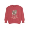 English Toy Spaniel Dad Sweatshirt, Crimson, front view