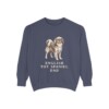 English Toy Spaniel Dad Sweatshirt, Denim, front view