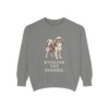 english-toy-spaniel-sweatshirt-grey English Toy Spaniel Sweatshirt, Grey, front view
