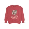 english-toy-spaniel-sweatshirt-humor-crimson English Toy Spaniel Humor Sweatshirt, Crimson, front view