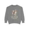 english-toy-spaniel-sweatshirt-humor-grey English Toy Spaniel Humor Sweatshirt, Grey, front view
