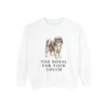 english-toy-spaniel-sweatshirt-humor-white English Toy Spaniel Humor Sweatshirt, White, front view