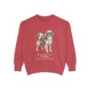 English Toy Spaniel Latin Sweatshirt, Crimson, front view