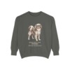 English Toy Spaniel Latin Sweatshirt, Pepper, front view