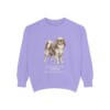 English Toy Spaniel Latin Sweatshirt, Violet, front view