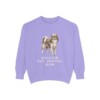 English Toy Spaniel Mom Sweatshirt, Violet, front view