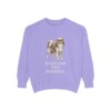 english-toy-spaniel-sweatshirt-violet English Toy Spaniel Sweatshirt, Violet, front view