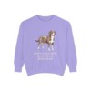 Entlebucher Mountain Dog Dad Sweatshirt, Violet, front view