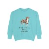 Entlebucher Mountain Dog Humor Sweatshirt, Chalky Mint, front view