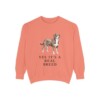Entlebucher Mountain Dog Humor Sweatshirt, Terracotta, front view