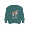 Entlebucher Mountain Dog Latin Sweatshirt, Blue Spruce, front view