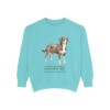 Entlebucher Mountain Dog Latin Sweatshirt, Chalky Mint, front view