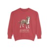 Entlebucher Mountain Dog Latin Sweatshirt, Crimson, front view
