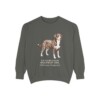 Entlebucher Mountain Dog Latin Sweatshirt, Pepper, front view