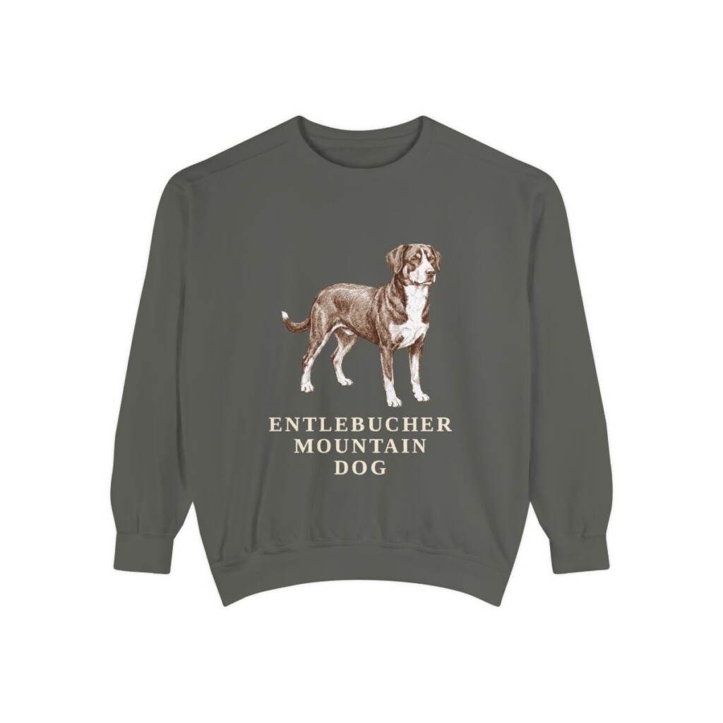 Entlebucher Mountain Dog Sweatshirt, Pepper, front view