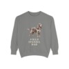 Field Spaniel Dad Sweatshirt, Grey, front view