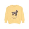 Field Spaniel Humor Sweatshirt, Butter, front view