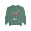 Field Spaniel Sweatshirt, Light Green, front view