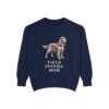 Field Spaniel Mom Sweatshirt, True Navy, front view