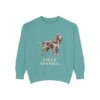 Field Spaniel Sweatshirt, Seafoam, front view