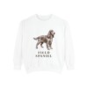Field Spaniel Sweatshirt, White, front view
