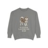 Finnish Lapphund Dad Sweatshirt, Grey, front view