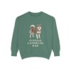 Finnish Lapphund Dad Sweatshirt, Light Green, front view