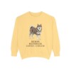 finnish-lapphund-sweatshirt-humor-butter Finnish Lapphund Humor Sweatshirt, Butter, front view
