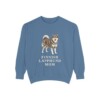 Finnish Lapphund Mom Sweatshirt, Blue Jean, front view