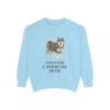 Finnish Lapphund Mom Sweatshirt, Chambray, front view