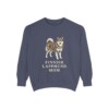 Finnish Lapphund Mom Sweatshirt, Denim, front view