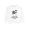 Finnish Lapphund Mom Sweatshirt, White, front view