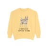 Finnish Spitz Dad Sweatshirt, Butter, front view