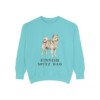 Finnish Spitz Dad Sweatshirt, Chalky Mint, front view
