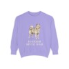 Finnish Spitz Dad Sweatshirt, Violet, front view