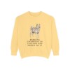 Finnish Spitz Humor Sweatshirt, Butter, front view
