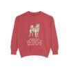 Finnish Spitz Humor Sweatshirt, Crimson, front view